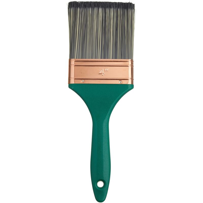 foto del prodotto prwb4 pennello professionale da parete per pittura rapida con vernici a emulsione su pareti e soffitti, 10,2 cm, 100 mm, verde prodec