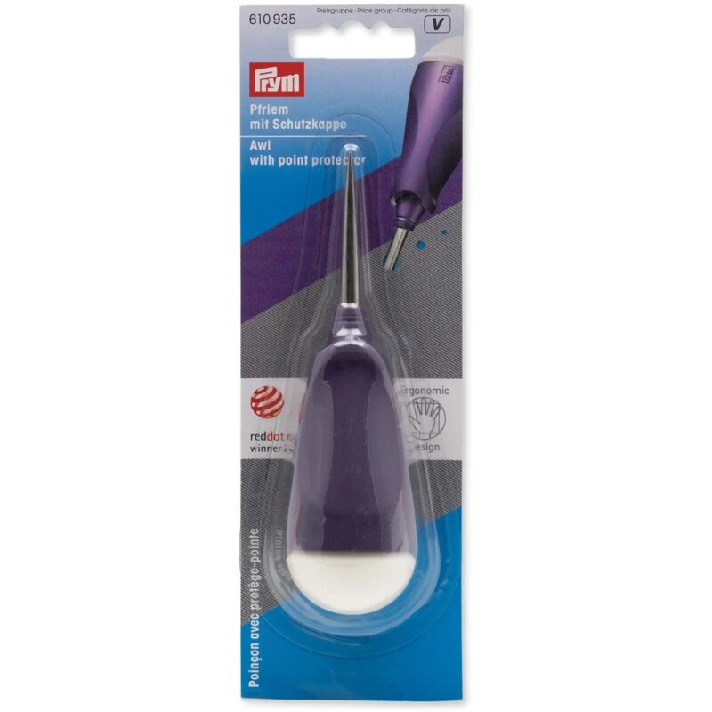 foto del prodotto prym awl ergonomic, poliestere, plum blue white, 1 confezione
