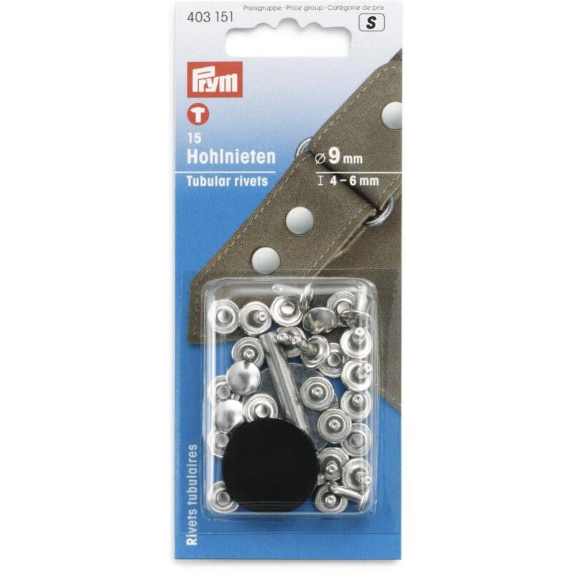 foto del prodotto prym prym silver spessore 4 6mm rivet tubolari 1 unit 