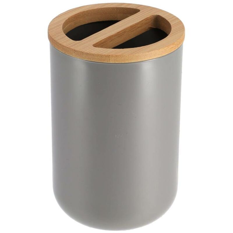 foto del prodotto ps portaspazzolino in bamb grigio bamb tendance