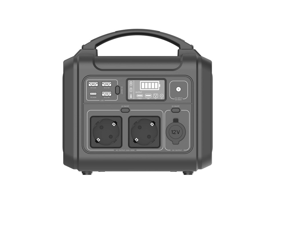 foto del prodotto ps300, stazione di alimentazione portatile, capacit 313wh, 4 ingressi, display smart, ricarica con pannello solare non incluso ezviz