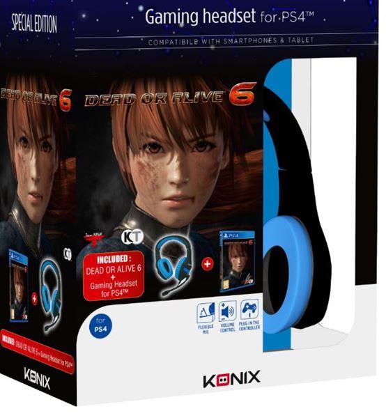foto del prodotto ps4 dead or alive 6 headphones