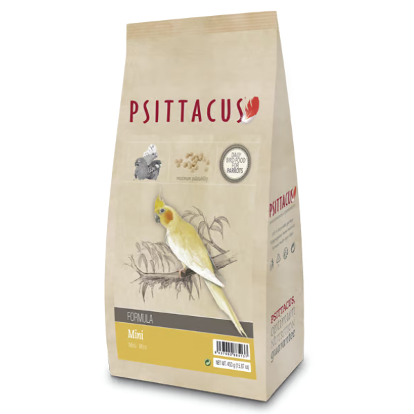 foto del prodotto psittacus alimento formula mantenimento mini 450 gr mangime per uccelli 1 ordine scegli lo sconto bzr5 bzr20 200 punti fedelt 