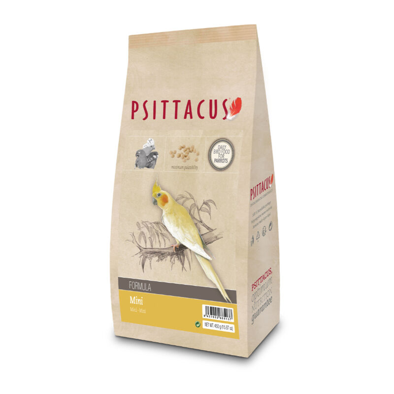 foto del prodotto psittacus mini 450 g