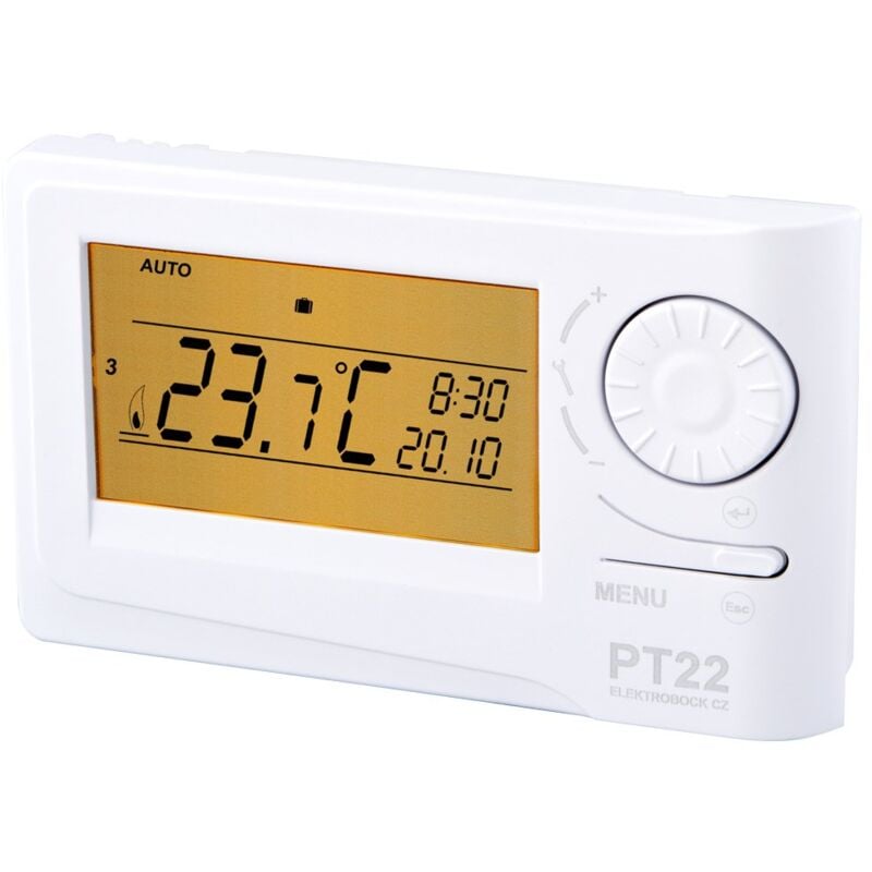 foto del prodotto pt22 - termostato ambiente digitale - elektrobock