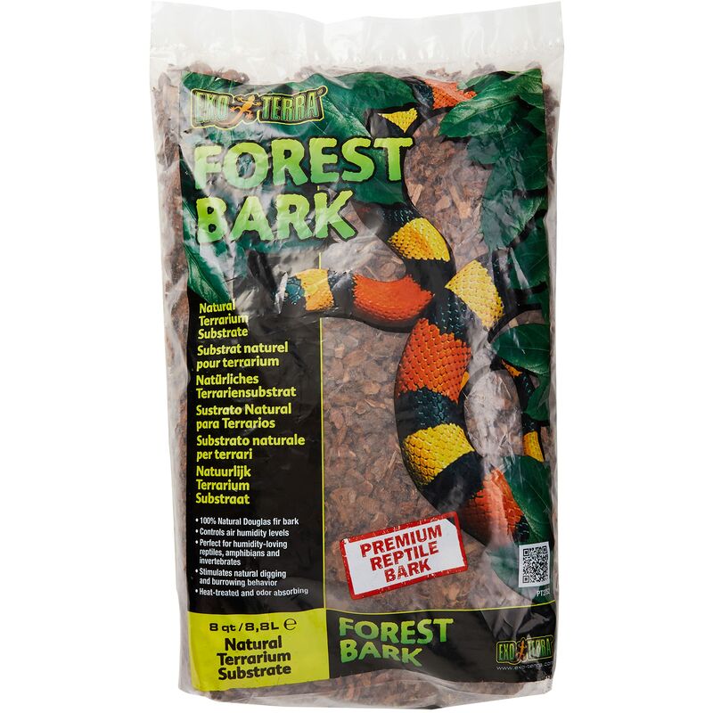 foto del prodotto pt2752 substrato per terrario forest bark 8,8 l corteccia di abete exo terra
