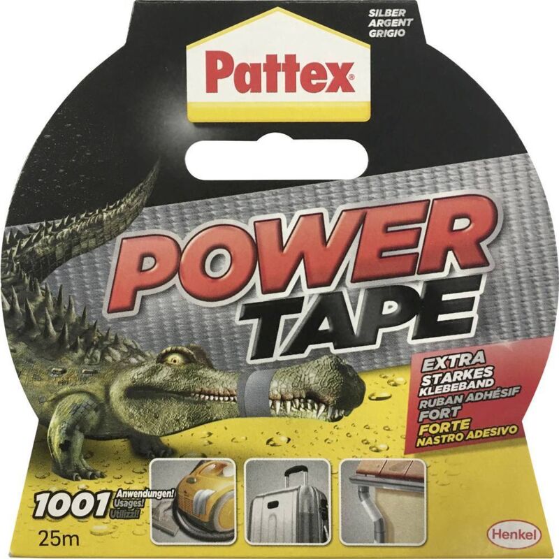foto del prodotto pt2ds nastro in tessuto power tape argento l x l 25 m x 50 mm 1 pz. pattex