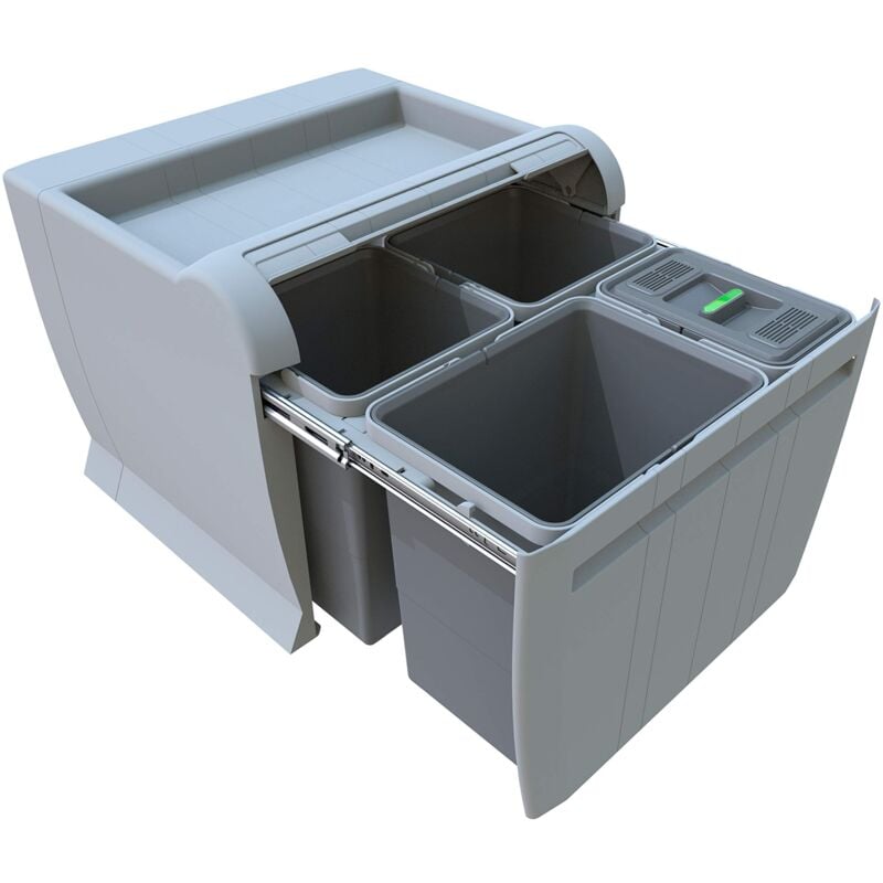 foto del prodotto pta 5045c pattumiera differenziata estraibile per base elletipi