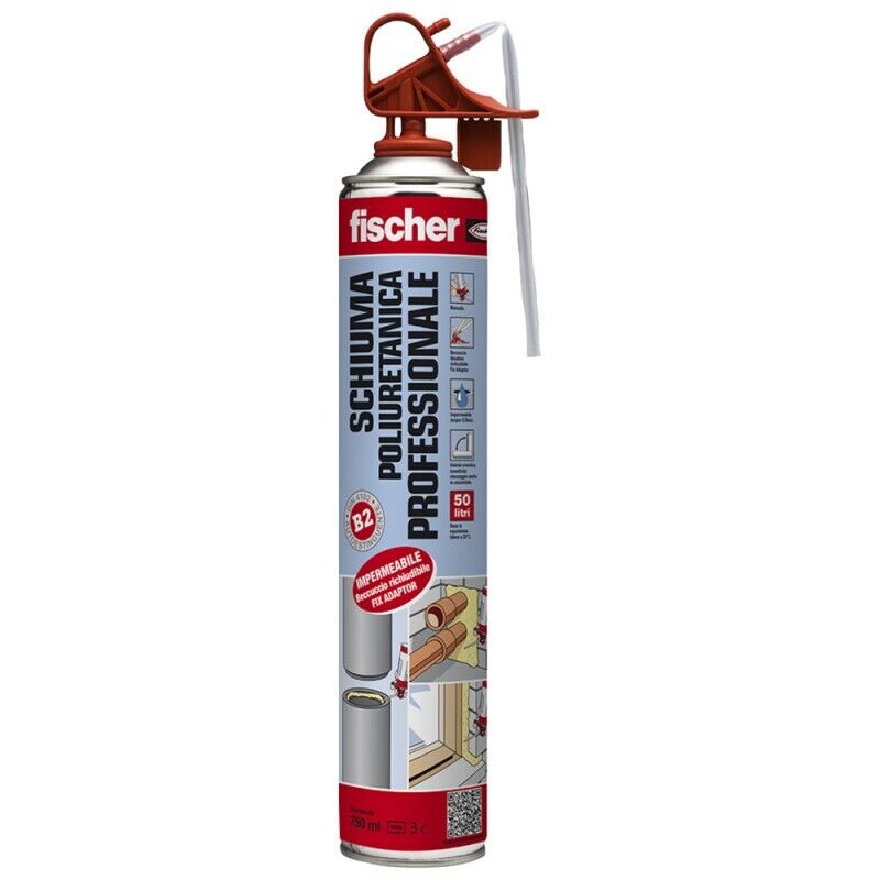 foto del prodotto pu 750 schiuma poliuretanica professionale fisher cod. 00009293 