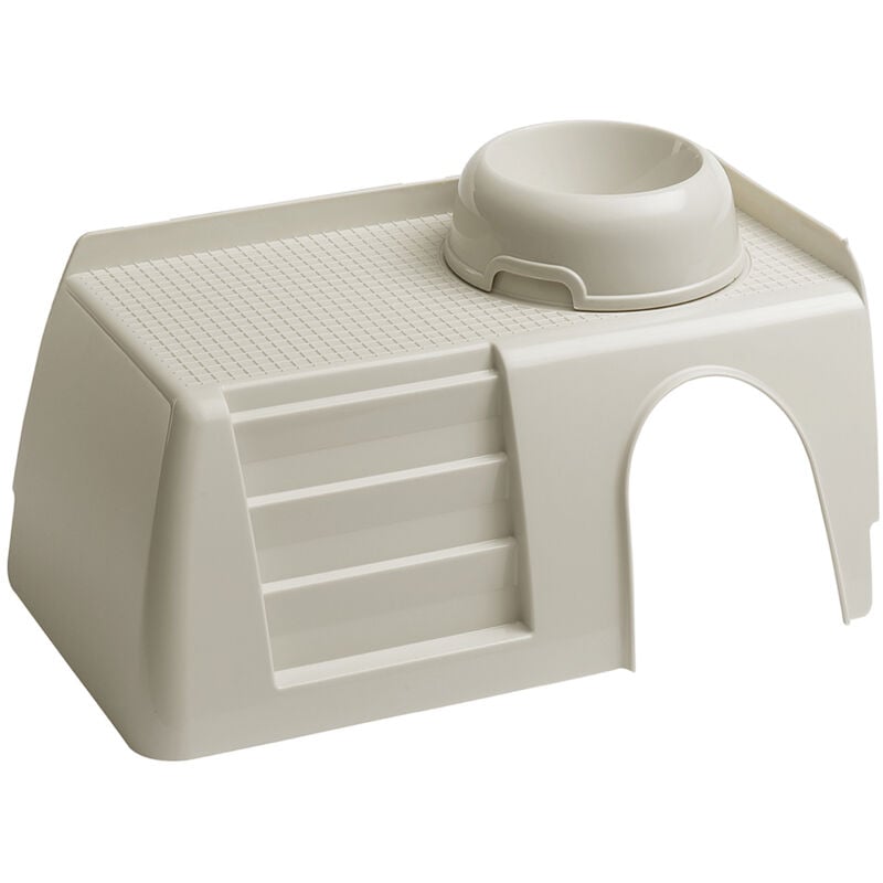 foto del prodotto pub 3253 casetta in plastica per gabbia cavie 15. variante pub 3253 misure 42 x 25 x h 16.5 cm ferplast