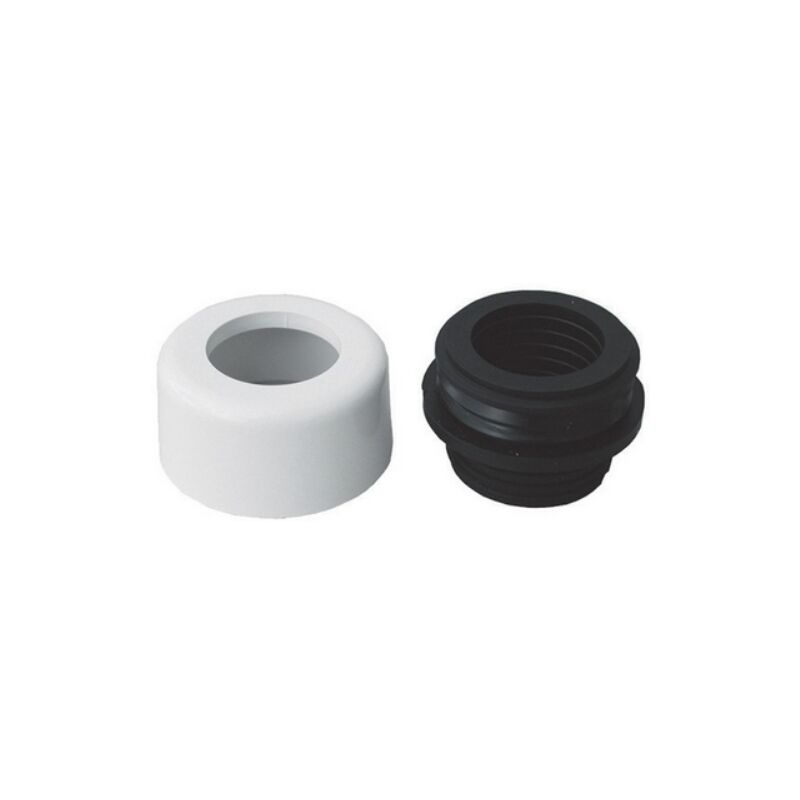 foto del prodotto pucci morsetto combinato con coprimorsetto bianco diam. 48 58 mm.