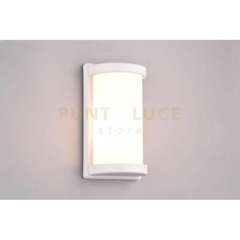 foto del prodotto puelo applique da esterno bianca h.26,5cm ip44 1 luce attacco e27
