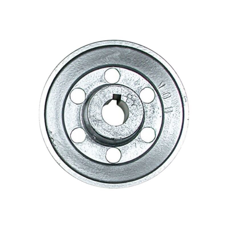 foto del prodotto pulegge puleggia in alluminio per cinghie per motore elettrico 19-120 mm prp19 - codice articolo prp24 120