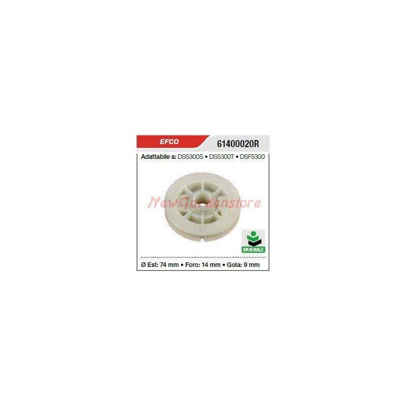 foto del prodotto puleggia avviamento efco decespugliatore ds5300s 5300t dsf5300 61400020r