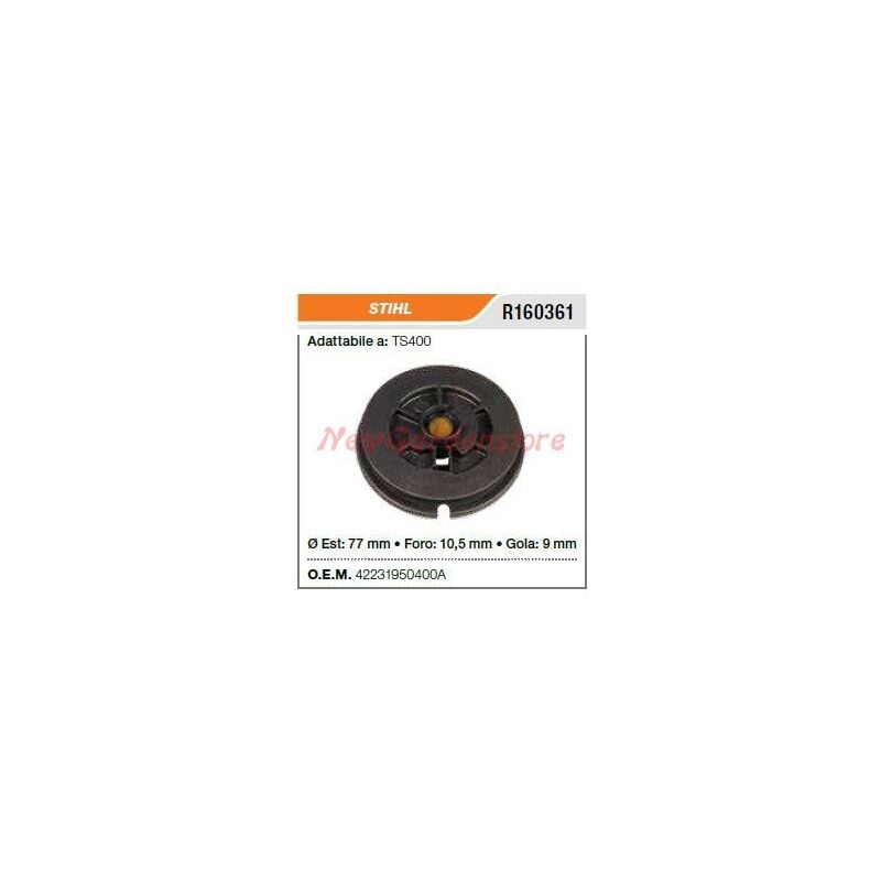 foto del prodotto puleggia avviamento stihl tagliasiepe ts400 r160361