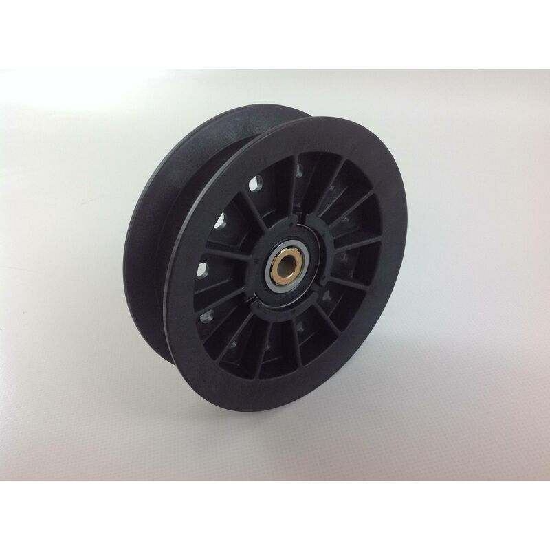 foto del prodotto puleggia tendicinghia piana trattorino rasaerba 120 x 100 x 23 foro 9,5 mm