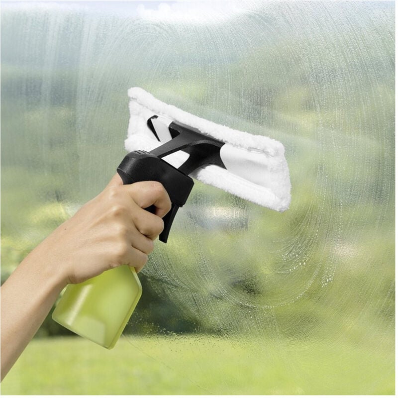 foto del prodotto pulisci pulitore vetri lavavetri spruzzino manuale panno microfibra 200ml - - trade shop traesio