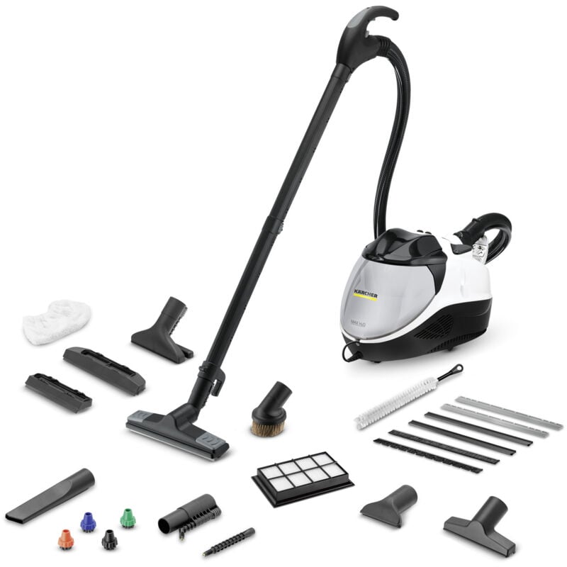 foto del prodotto pulitore a vapore con aspirazione 3 in 1 sv 7 serbatoio di riempimento 0.5 l pressione del vapore max. max. 4 bar filtro dell acqua 1.2 l