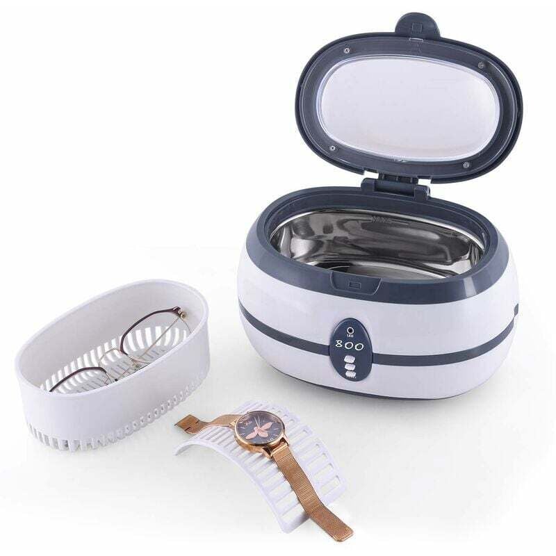 foto del prodotto pulitore ad ultrasuoni portatile professionale da 800 ml, lavatrice per gioielli