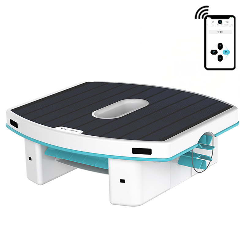 foto del prodotto pulitore di superficie dolphin skimmi per piscina a energia solare