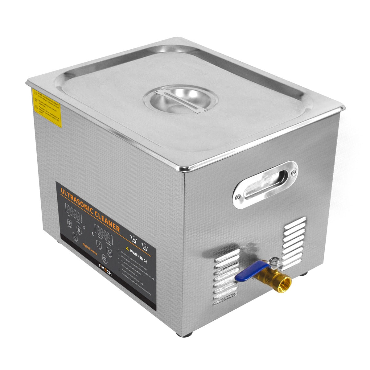 foto del prodotto pulitore digitale ad ultrasuoni 15l in acciaio ultra sonic vasca di pulizia timer serbatoio di riscaldamento