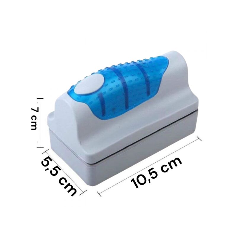 foto del prodotto pulitore magnetico tergi vetro per acquario spazzola calamitata sc872