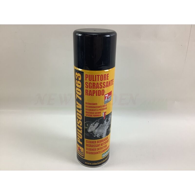 foto del prodotto pulitore sgrassante rapido pulisolv 7063 500ml impiegato su apparati meccanici