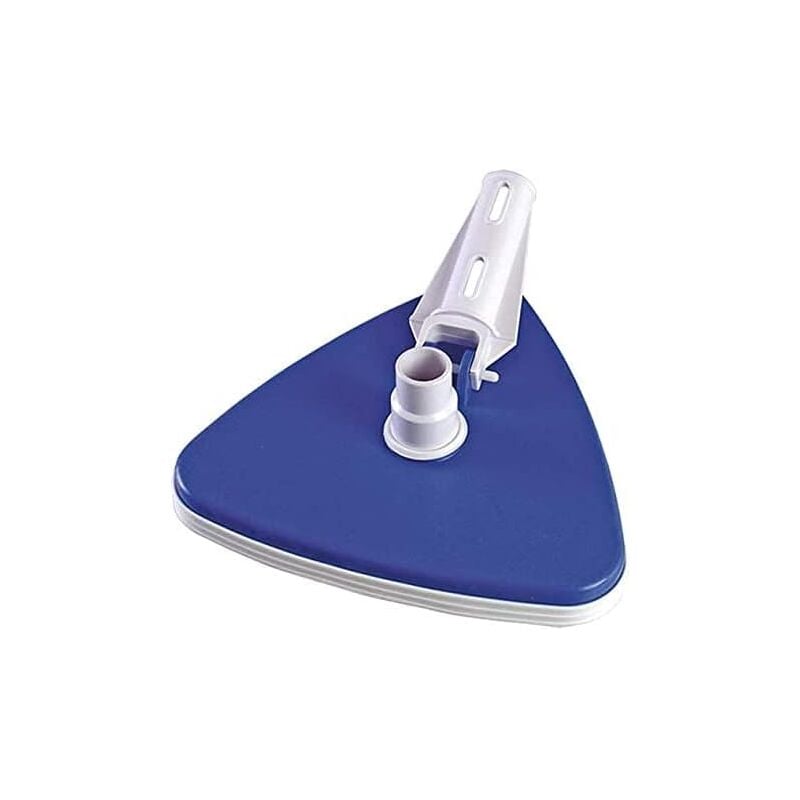 foto del prodotto pulitore triangolare con attacco piomille e spazzola in nylon sulla base. la sua forma triangolare facilita la pulizia delle virt 