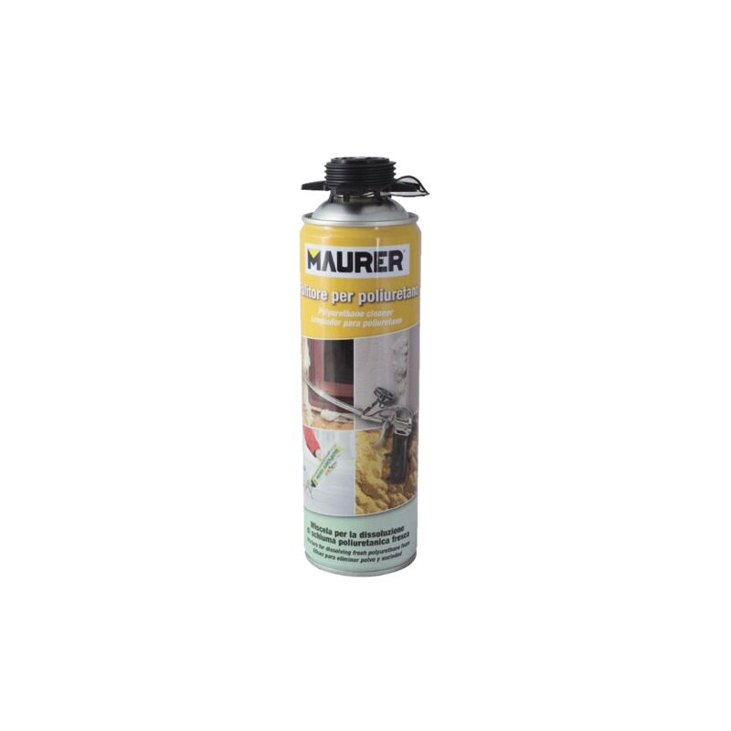 foto del prodotto pulitore x schiuma poliuretanica maurer plus 500ml