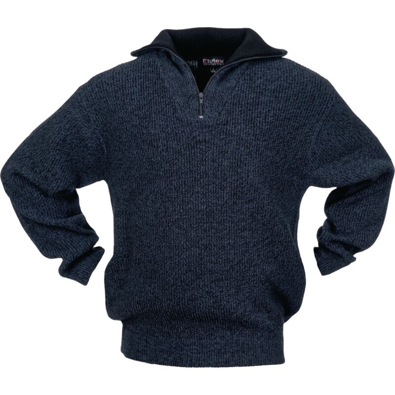 foto del prodotto pullover size lavorare xl, screziato blu