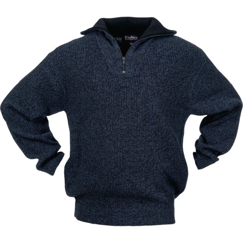 foto del prodotto pullover size lavorare xxl, screziato blu