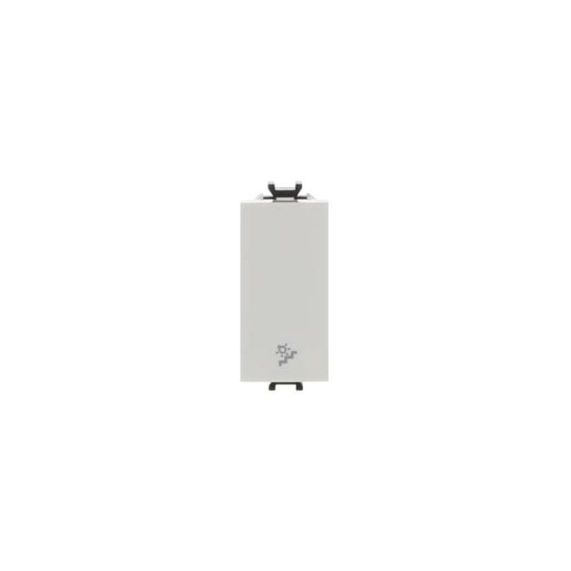 foto del prodotto pulsante 1p 16a na simbolo luce scale abb chiara 2csk1030ch