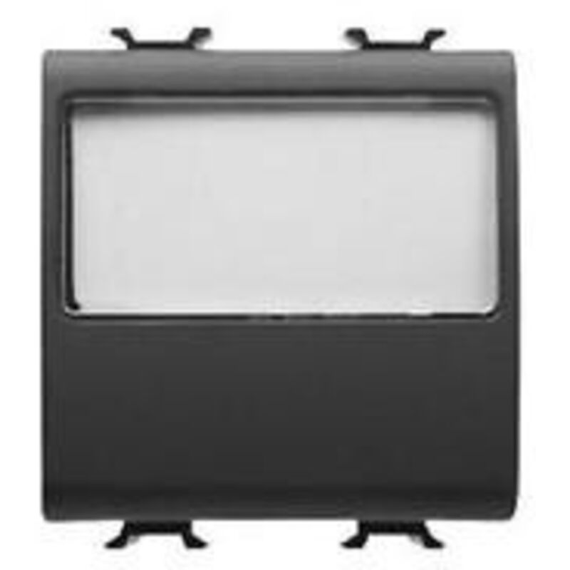 foto del prodotto pulsante 2m 1p na 10a targa portanome illuminabile gewiss cod. gw12191 