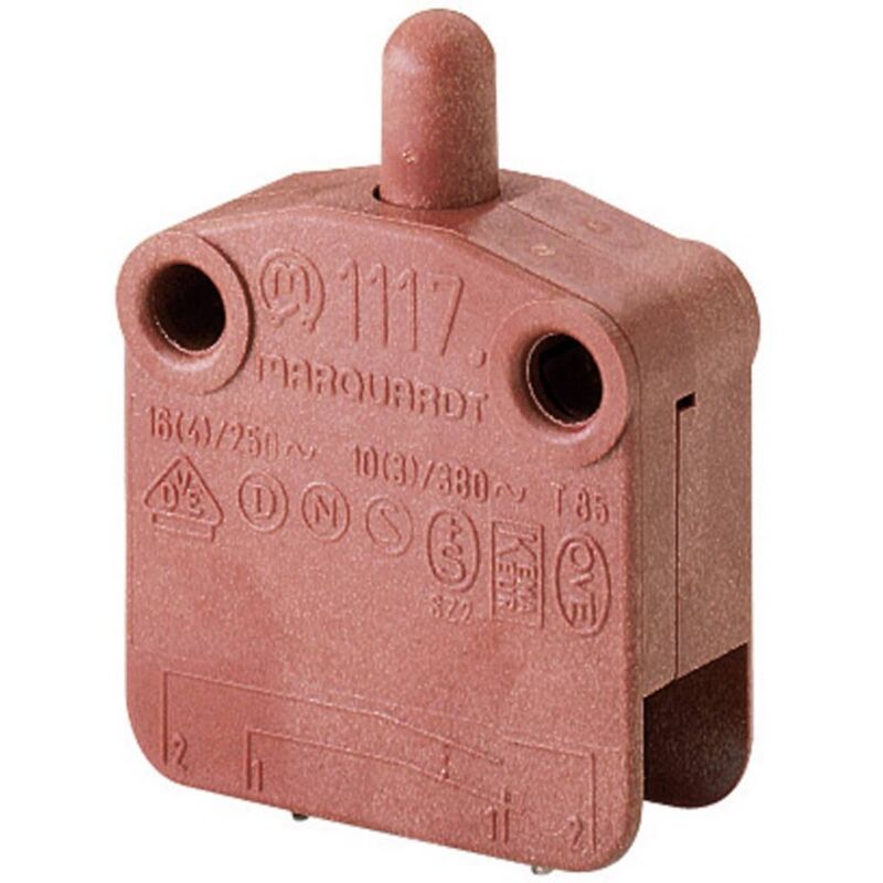 foto del prodotto pulsante 400 v ac 16 a 1x off on marquardt 1117.0106 ip40 momentaneo 1 pz.