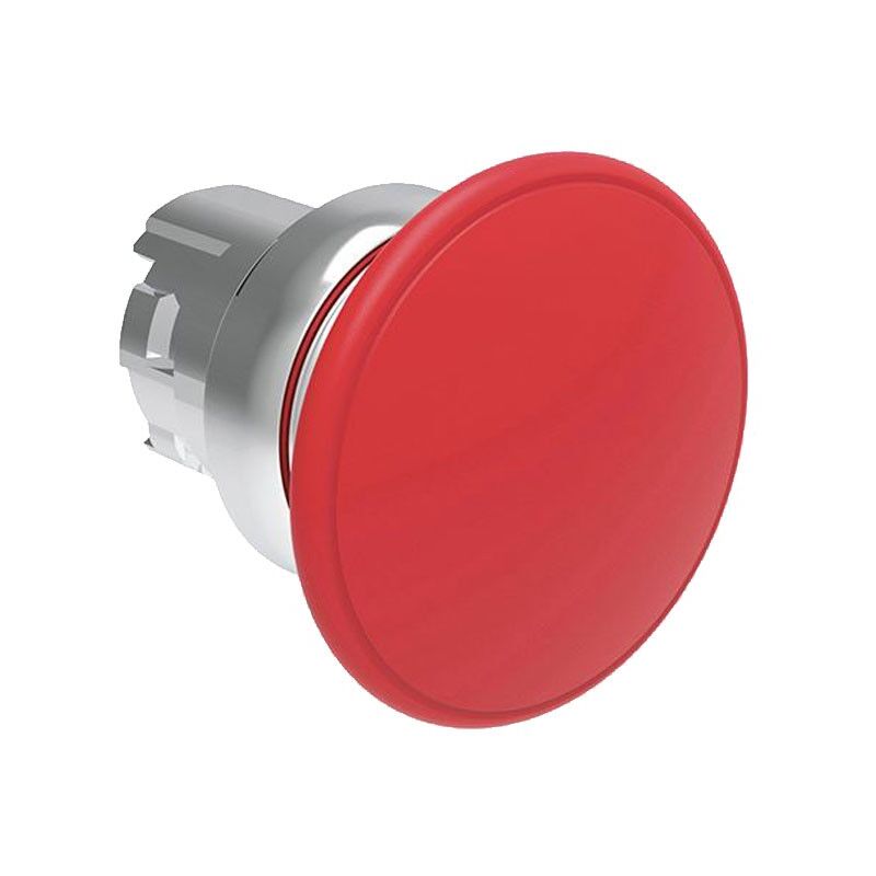 foto del prodotto pulsante a fungo lovato platinum 40mm rosso lpsb6144