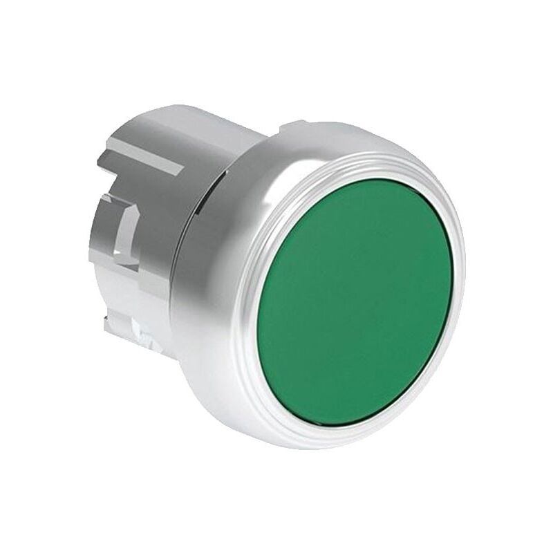 foto del prodotto pulsante ad impulso lovato platinum 22 mm rasato verde lpsb103
