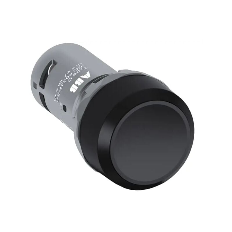 foto del prodotto pulsante compatto instabile plastica nera 1na cp1-10b-10