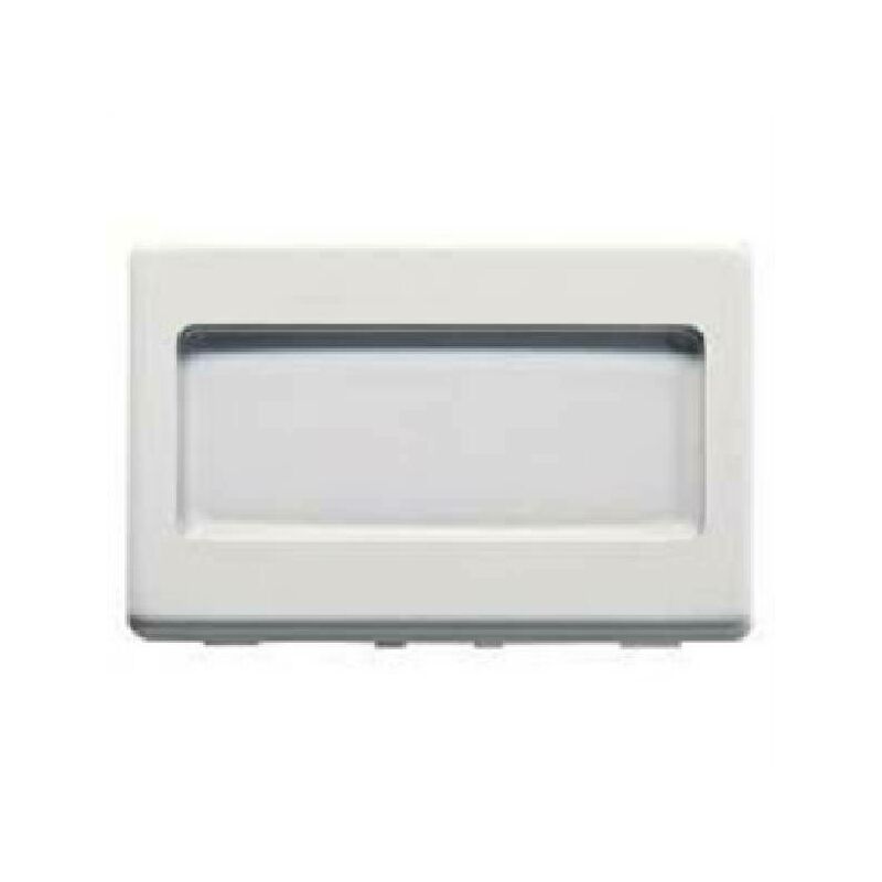 foto del prodotto pulsante con targa portanome illuminabile gw20024 gewiss