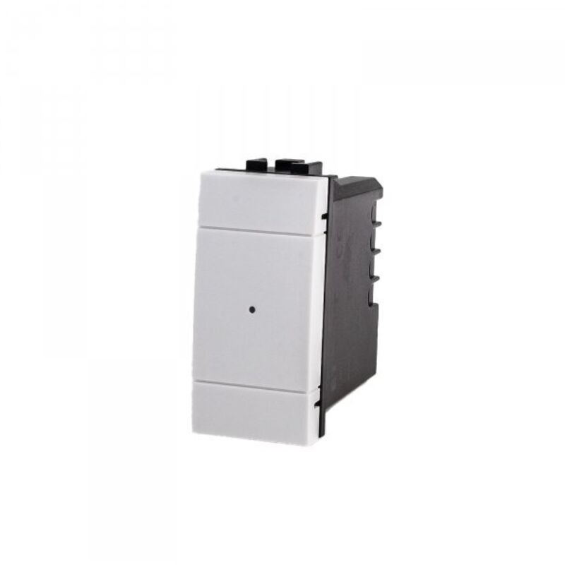 foto del prodotto pulsante connesso smart wifi tuya compatibile bticino living colore bianco interruttore deviatore invertitore 3 in 1 ettroit