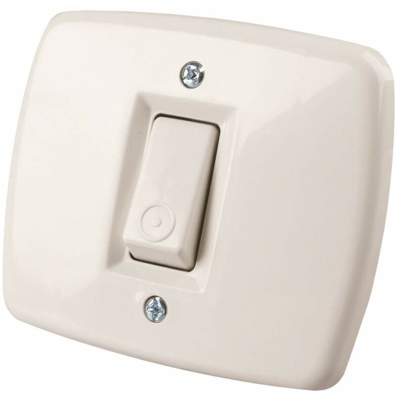 foto del prodotto pulsante da incasso pp0132x 10a sc. rotondo, avorio poly pool