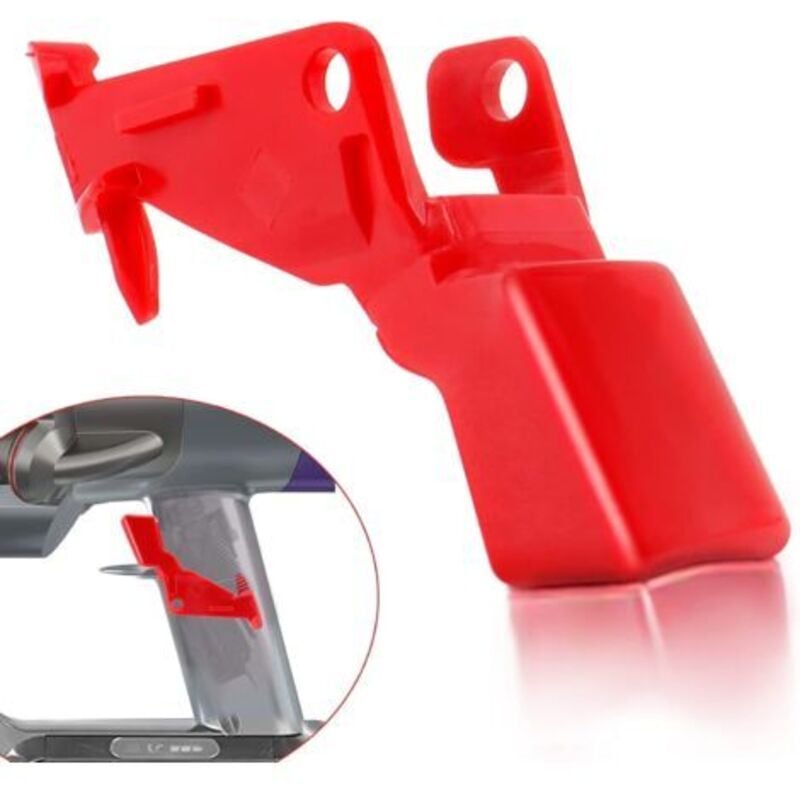 foto del prodotto pulsante di attivazione rinforzato per aspirapolvere dyson v11 v10 parti di ricambio migliorate, strumento di riparazione del pulsante di accensione