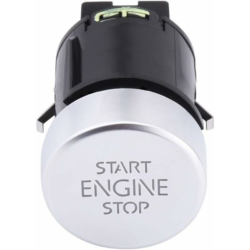 foto del prodotto pulsante di avviamento e arresto del motore, interruttore a pulsante di avviamento e arresto del motore interruttore di accesso senza chiave per auto