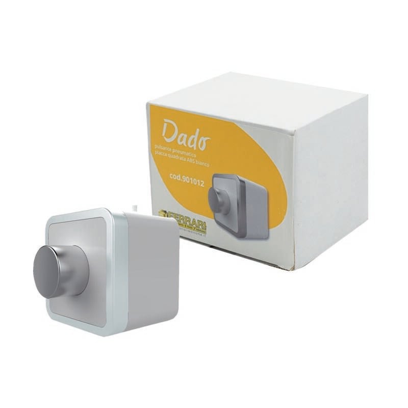 foto del prodotto pulsante di scarico esterno per wc dado bianco dado pulsante pneumatico est.x wc bianco