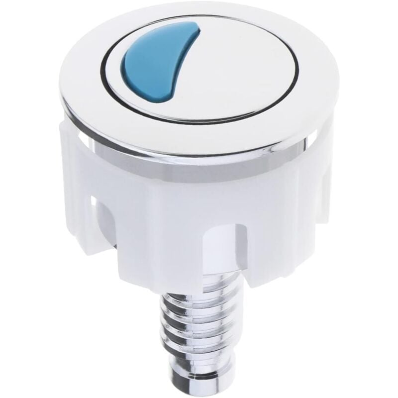 foto del prodotto pulsante di scarico wc a doppio pulsante abs cromato per installazione in bagno, accessori di ricambio per cabina doccia, bagno, wc - sollbry