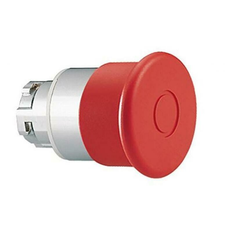 foto del prodotto pulsante fungo elemento frontale 40mm rosso lovato