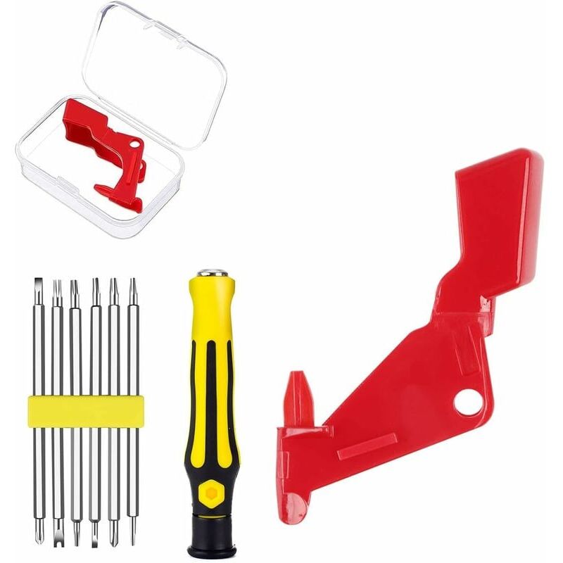 foto del prodotto pulsante interruttore a grilletto ymyny per aspirapolvere dyson v11 v10, strumento di riparazione del pulsante di accensione aggiornato con