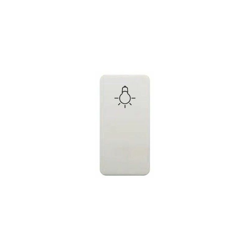 foto del prodotto pulsante lampadina stretta bianco bjc 16717