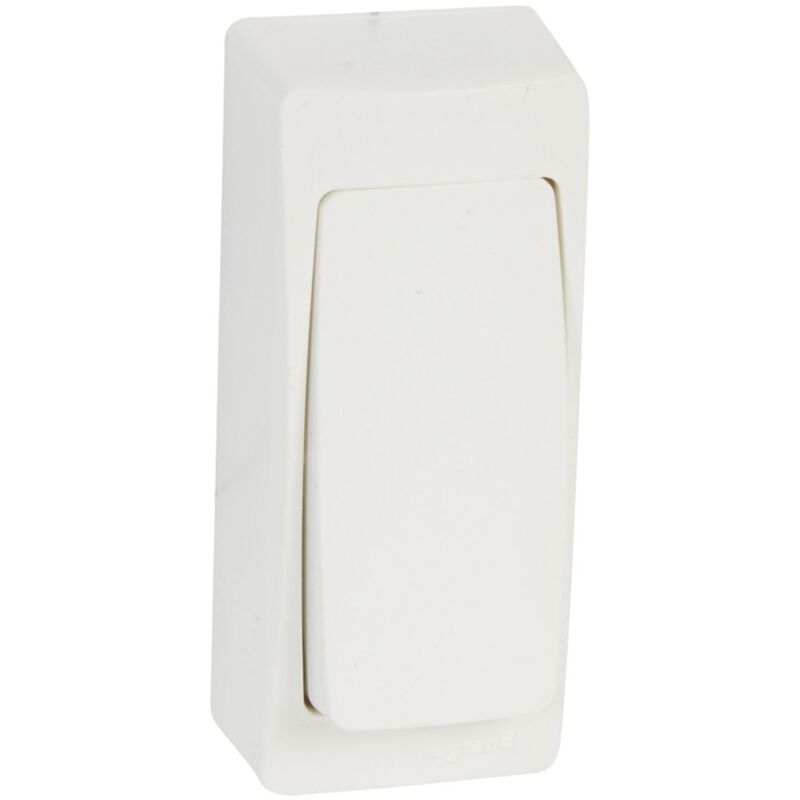 foto del prodotto pulsante oteo monoblocco 6a versione stretta son 086085 legrand