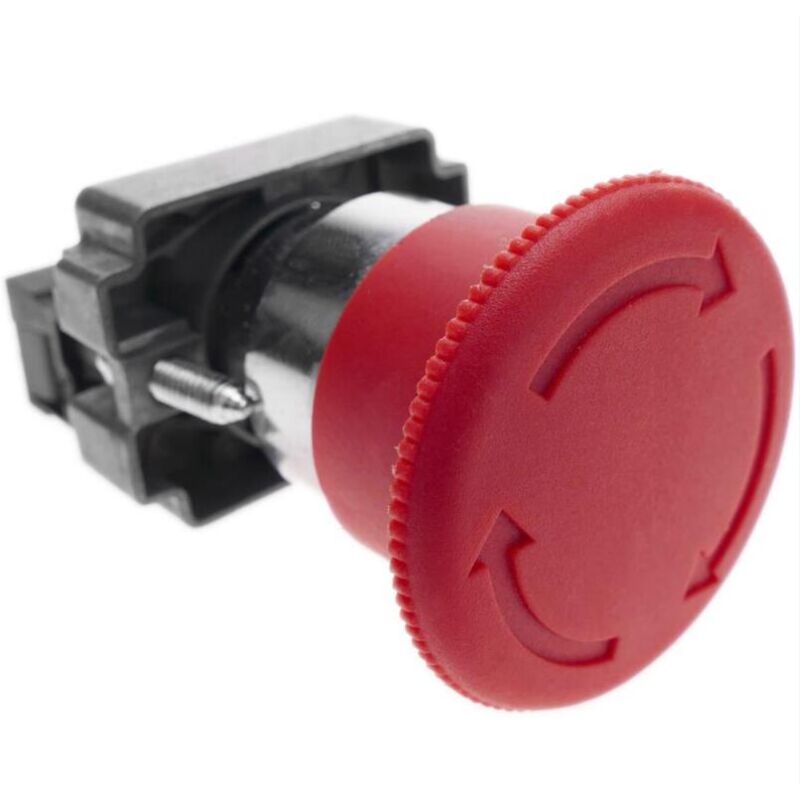 foto del prodotto pulsante per arresto di emergenza 22mm 1nc 400v 10a con serratura a fungo 40mm