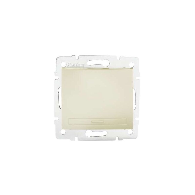 foto del prodotto pulsante pulsante domo semplice da incasso bianco perline